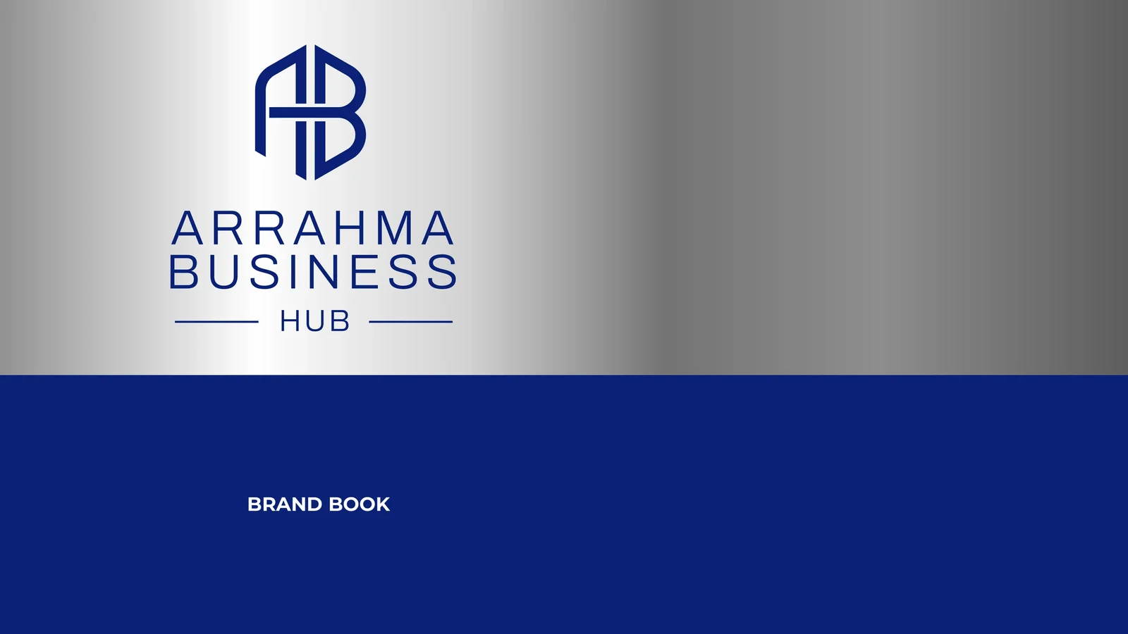 Ar-Rahma Business Hub identity and brand book cover.